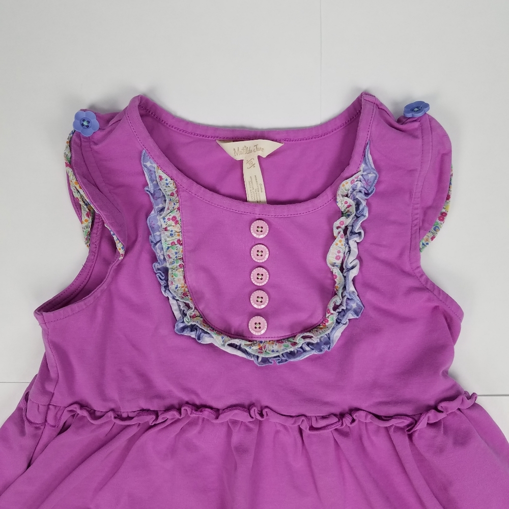 Matilda Jane purple ruffle swinging away dress 10 - Picture 5 of 6